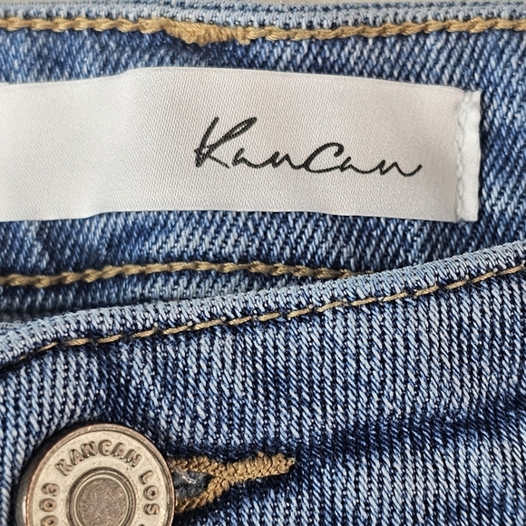 KanCan Jeans Women’s Junior’s 11 29 Waist Distressed Straight Leg Button Fly - Picture 8 of 15